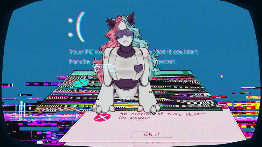 Original Character: Sad Machine belongs to @eternuos (twitter), 2022