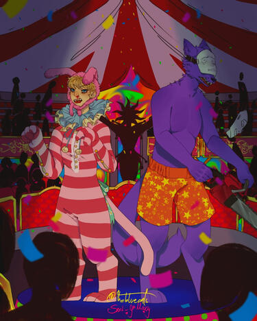 Character: Popee & Kedamono from Popee the Performer, 2021